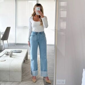 Abercrombie & Fitch Curve Love High Rise 90s Relaxed Jean 25S